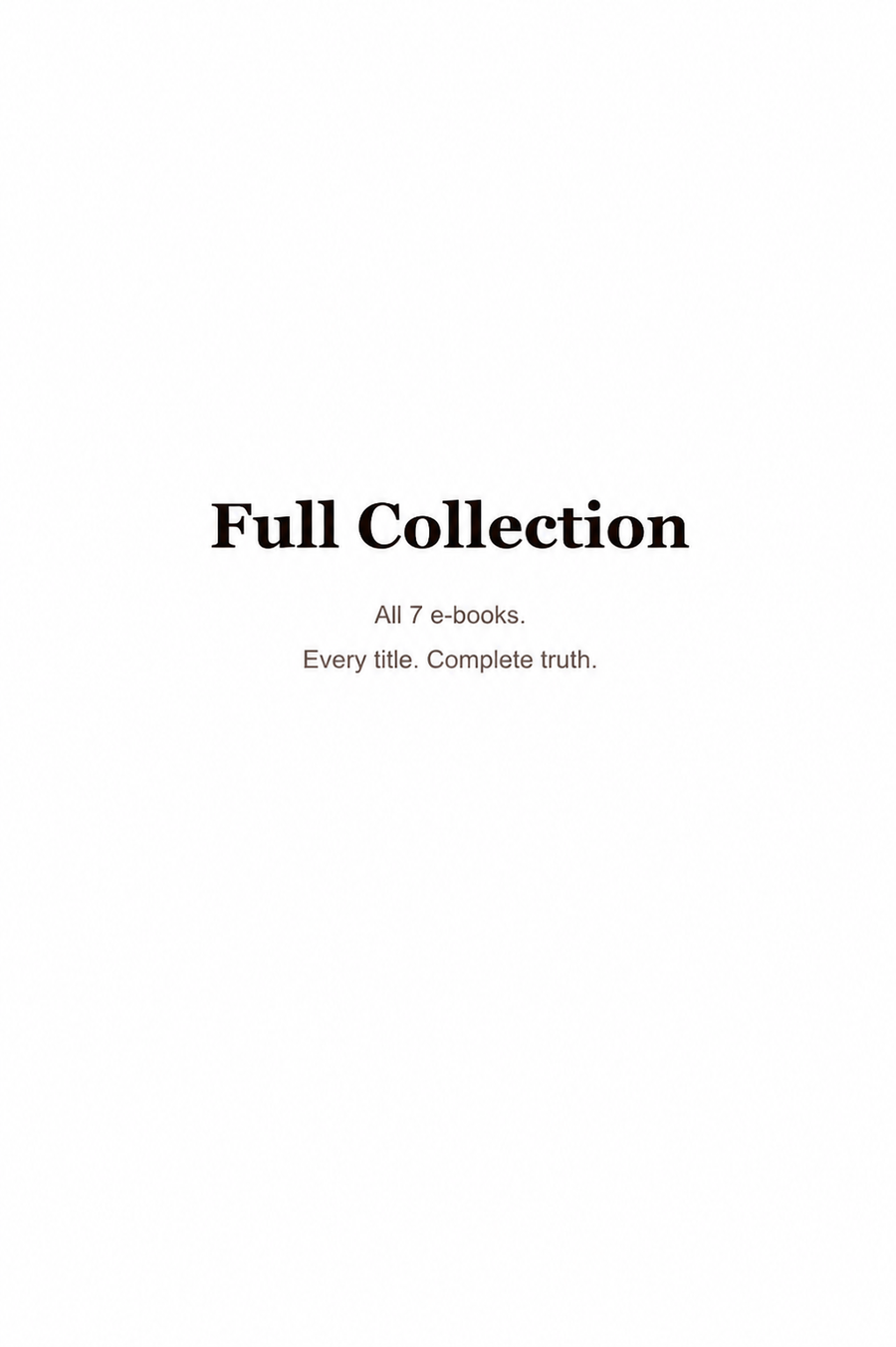 Full Collection - by Julian Voss