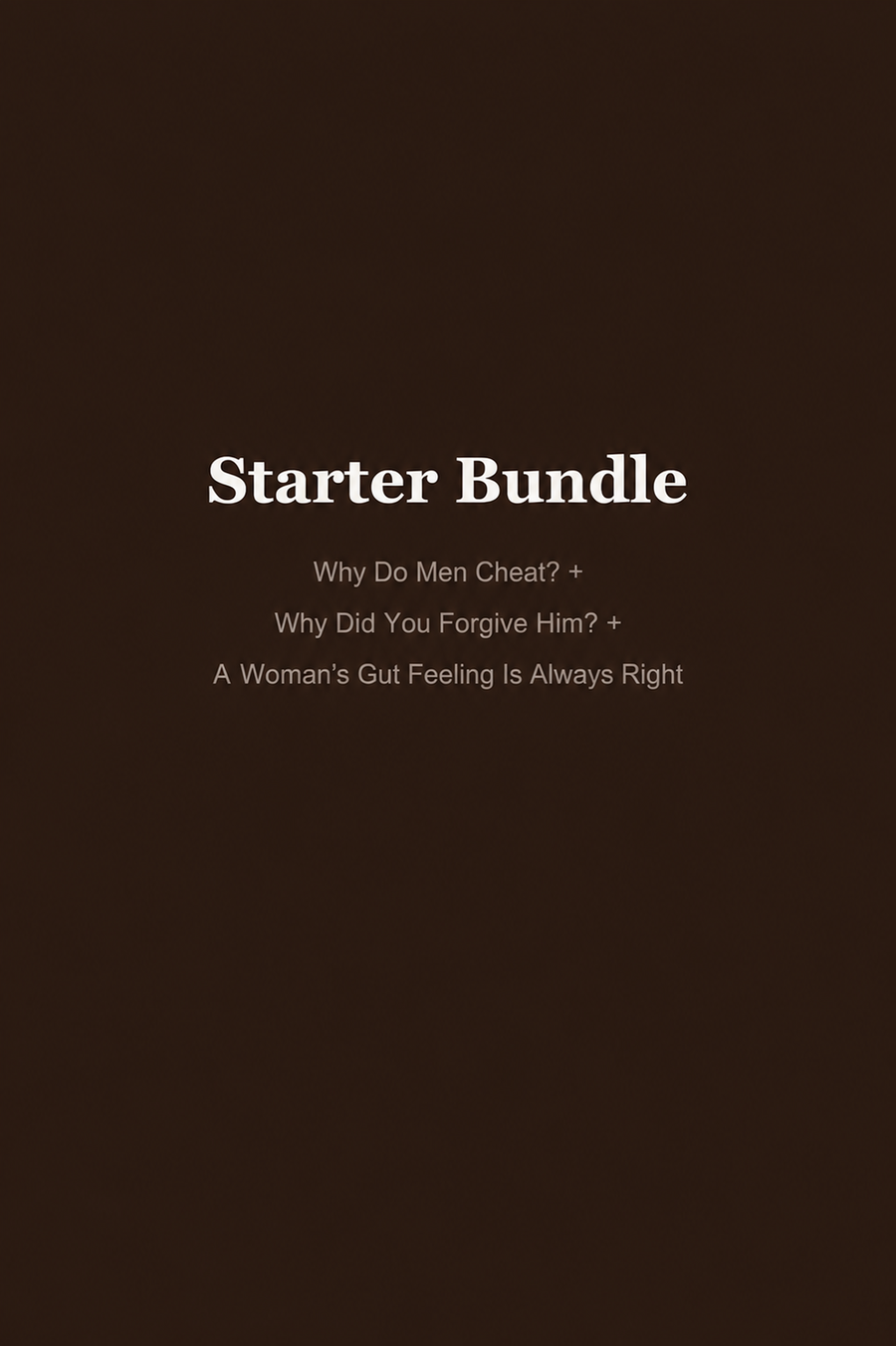 Starter Bundle - by Julian Voss